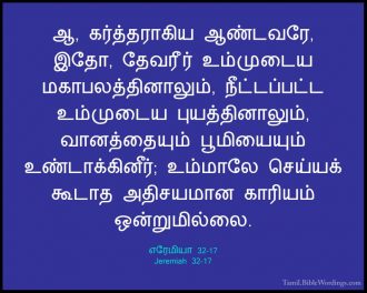 எரேமியா 32 - Jeremiah 32 - Holy Bible Tamil - Tamil.BibleWordings.com